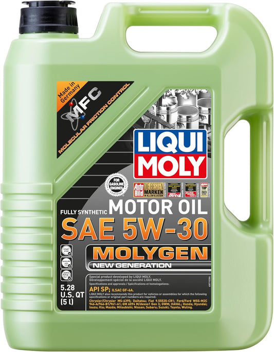 LIQUI MOLY Molygen New Generation 5W-30 Motor Oil | 5 Liter | Fully synthetic engine oil